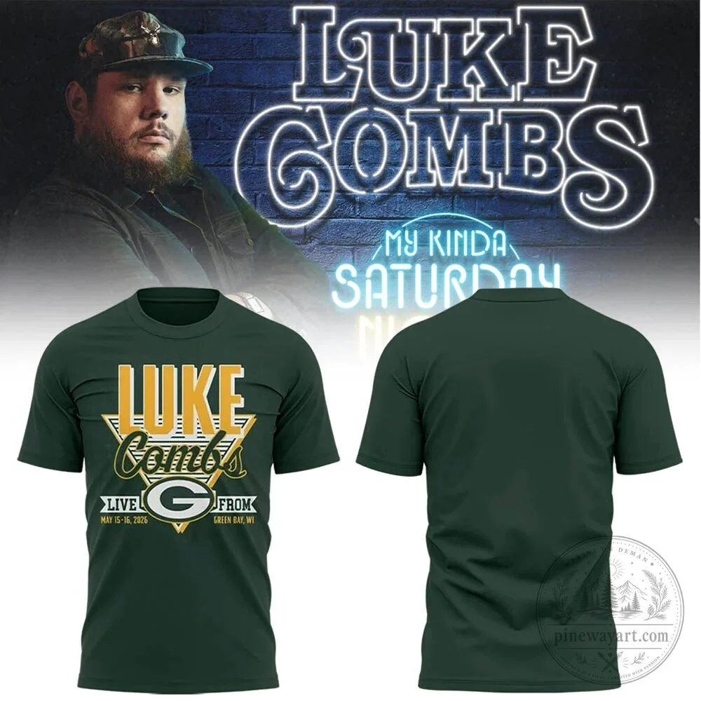 Lambeau Field Concert Tee for Luke Combs' My Kinda Saturday Night
