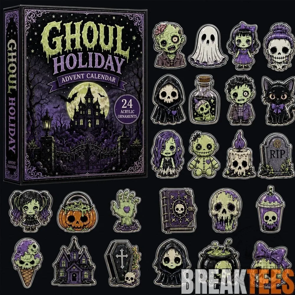 Ghoul Holiday Halloween 2026 Advent Calendar with 24 Acrylic Ornaments