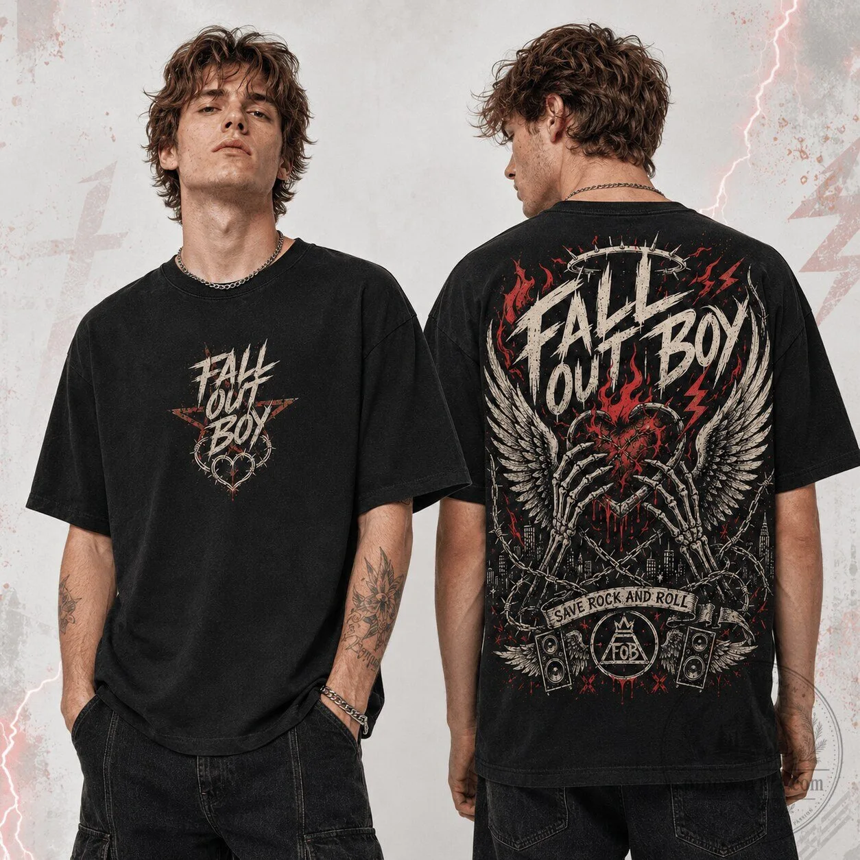 Fall Out Boy Save Rock And Roll Band Music Fan T-Shirt