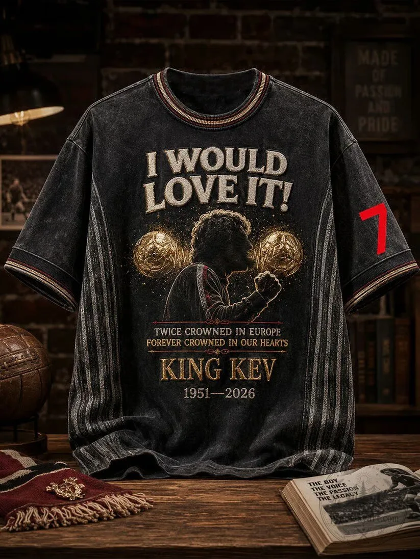England Football Kevin Keegan King Kev Legend Tribute T-Shirt 2 England Football Kevin Keegan King Kev Legend Tribute T-Shirt