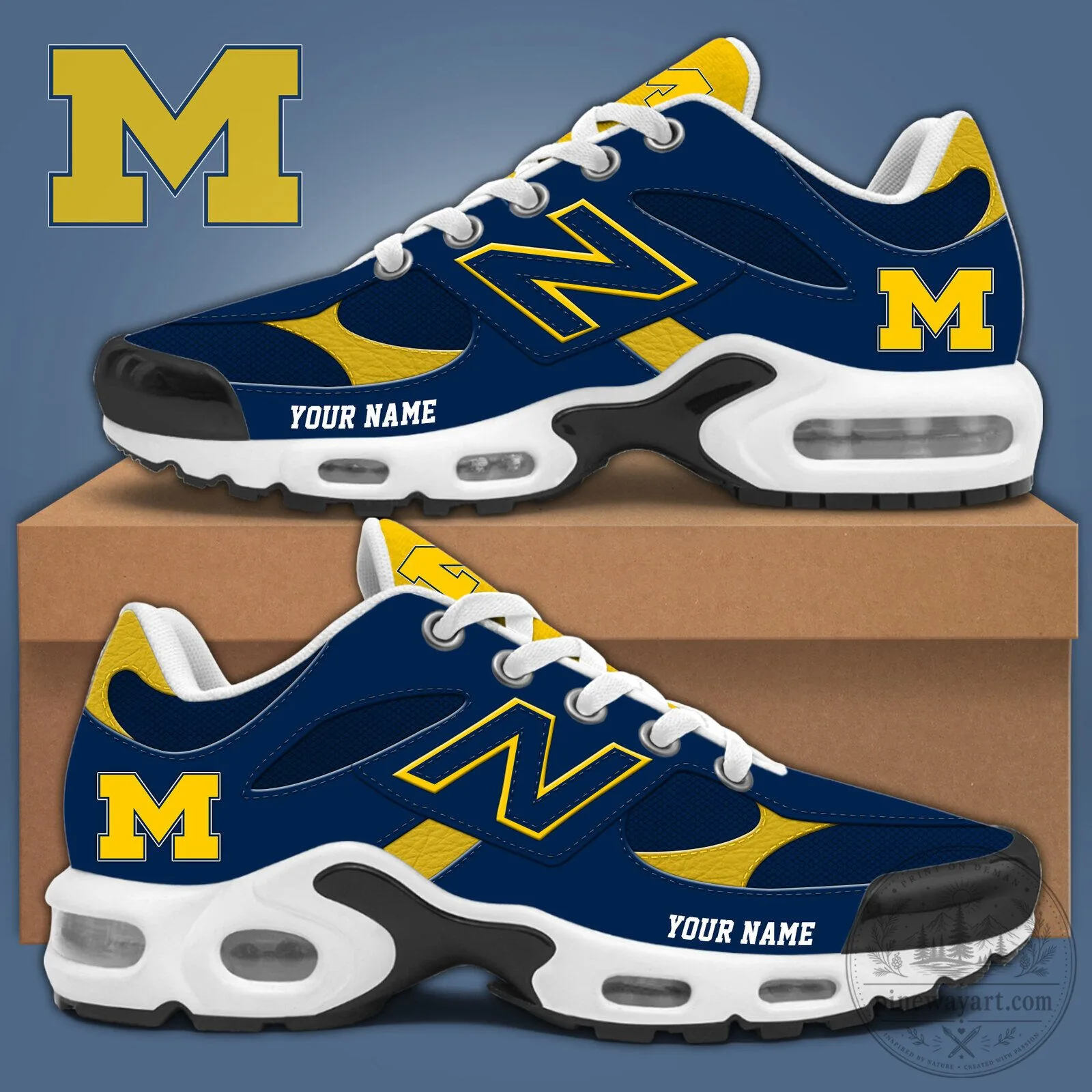 UM Team Color Athletic Sneakers Selling Fast!