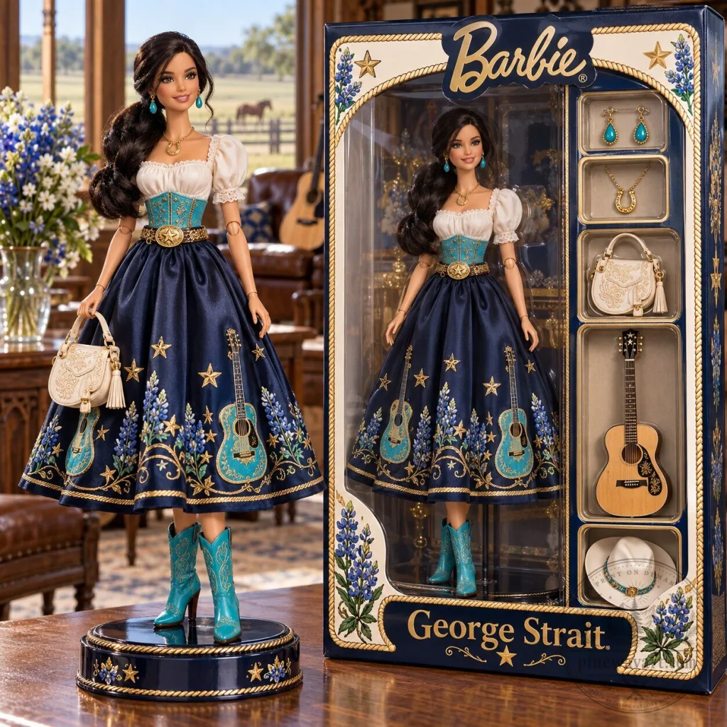 George Strait Barbie Doll Commemorative Collector's Edition Figure George Strait Barbie Doll Commemorative Collector's Edition Figure