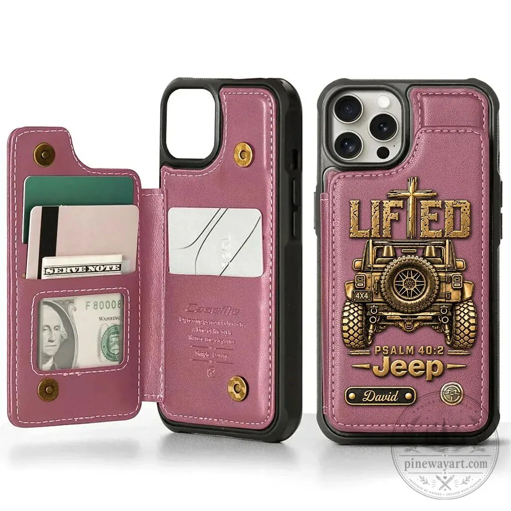 Jeep Christian Psalm 40:2 Personalized Leather Wallet Phone Case 13 Jeep Christian Psalm 40:2 Personalized Leather Wallet Phone Case