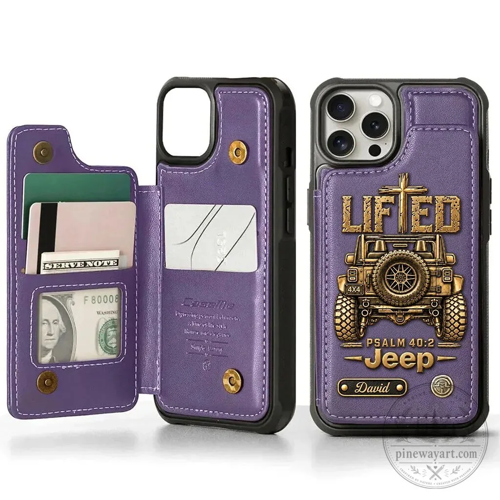 Jeep Christian Psalm 40:2 Personalized Leather Wallet Phone Case 14 Jeep Christian Psalm 40:2 Personalized Leather Wallet Phone Case