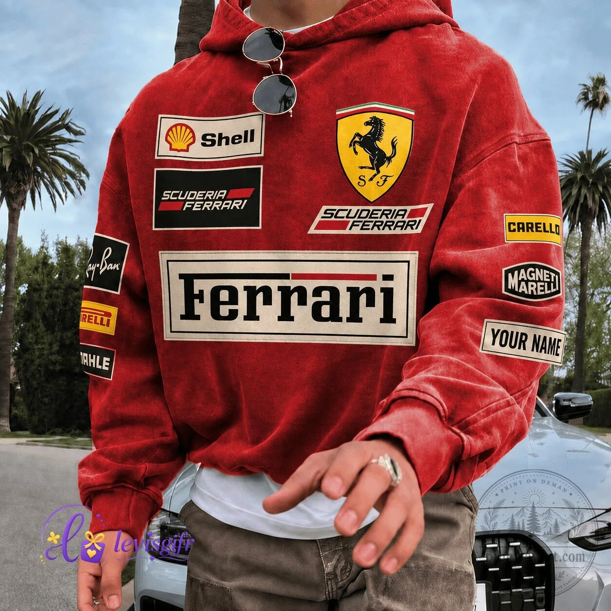 Racing Fan Gift Ferrari Formula One Team Red Hoodie Personalized for Men and Women 1 Racing Fan Gift Ferrari Formula One Team Red Hoodie Personalized for Men and Women