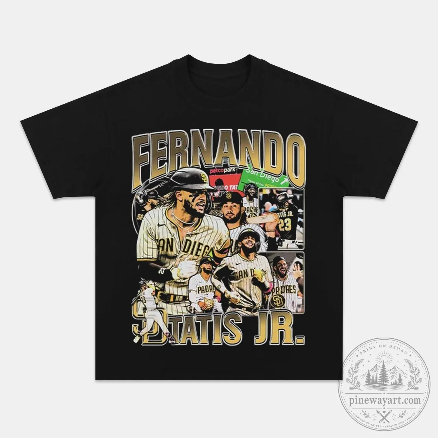 Graphic T-Shirt Featuring San Diego Padres Star Fernando Tatis Jr.