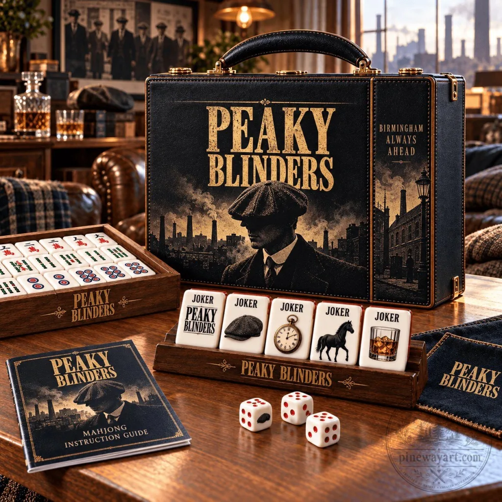 Peaky Blinders Premium Mahjong Game Set with Instruction Guide Peaky Blinders Premium Mahjong Game Set with Instruction Guide