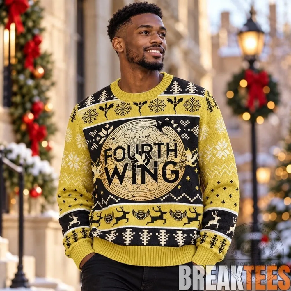 Fourth Wing Basgiath War College Ugly Christmas Sweater 10 Fourth Wing Basgiath War College Ugly Christmas Sweater