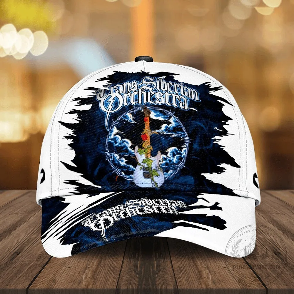Trans-Siberian Orchestra Guitar Design Baseball Cap Hat