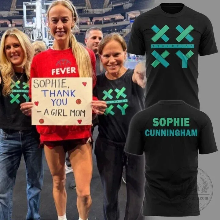 Sophie Cunningham Thank You For Advocating for Girls T-Shirt - Indiana Fever Edition