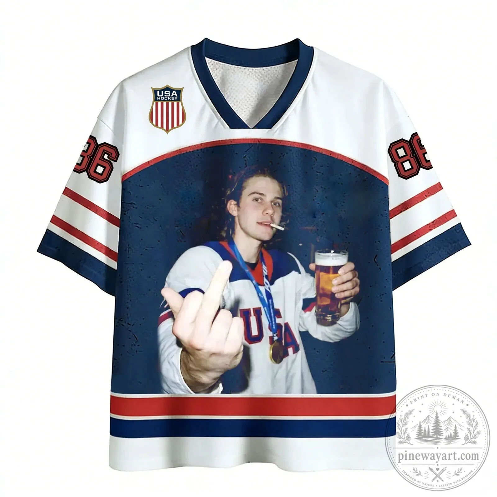 Jack Hughes USA Hockey Champion Fan Jersey