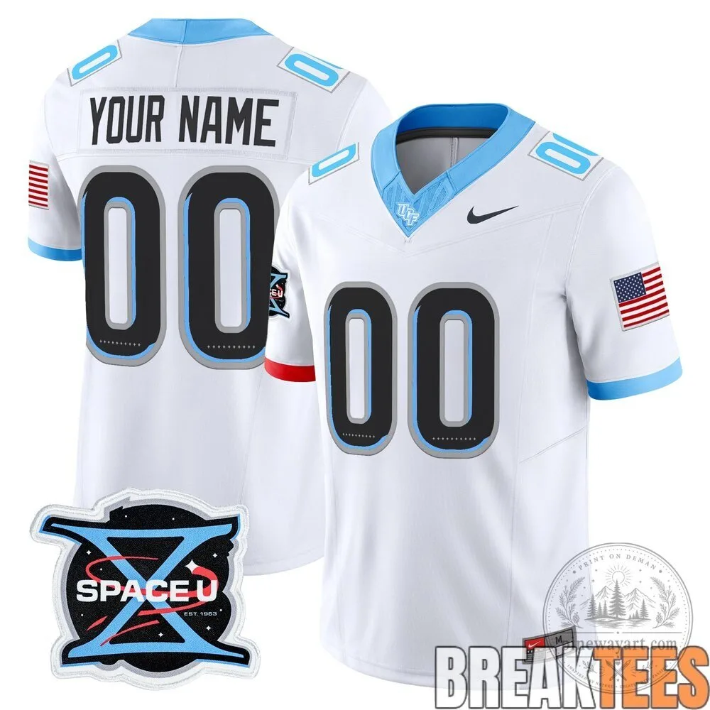 University of Central Florida Knights 2026 Mission X Space U Custom Football Jersey