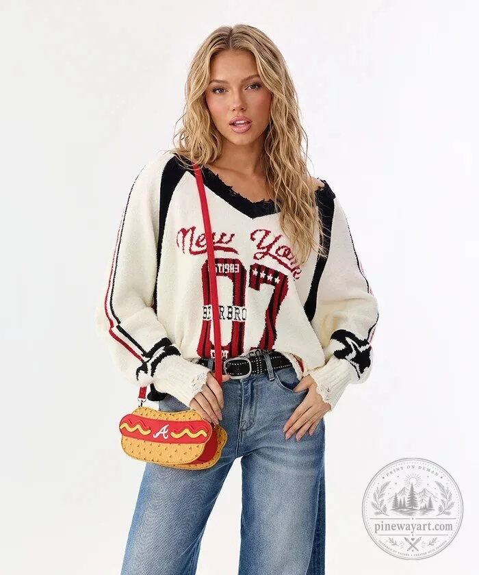 Atlanta Braves Hot Dog Crossbody Bag with Adjustable Strap 16 Atlanta Braves Hot Dog Crossbody Bag with Adjustable Strap