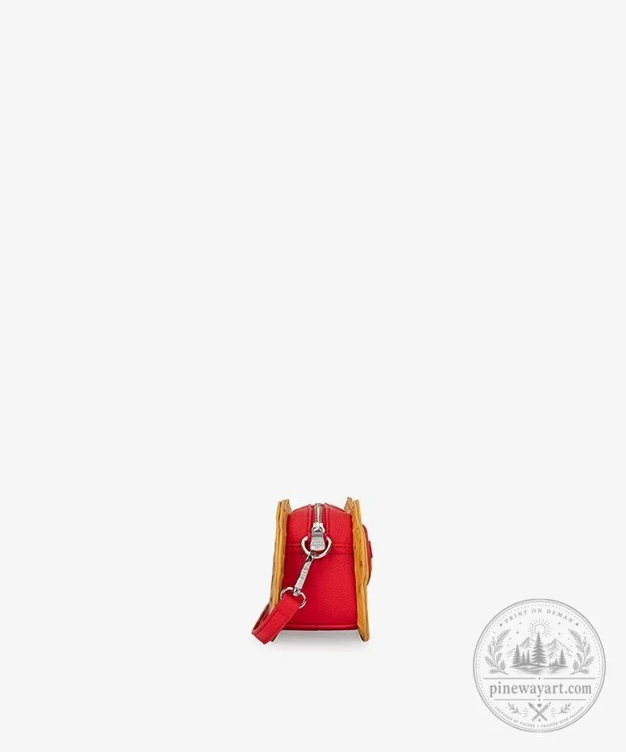 Atlanta Braves Hot Dog Crossbody Bag with Adjustable Strap 19 Atlanta Braves Hot Dog Crossbody Bag with Adjustable Strap