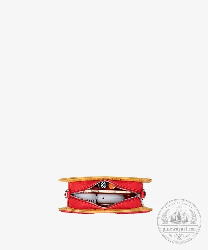 Atlanta Braves Hot Dog Crossbody Bag with Adjustable Strap 22 Atlanta Braves Hot Dog Crossbody Bag with Adjustable Strap
