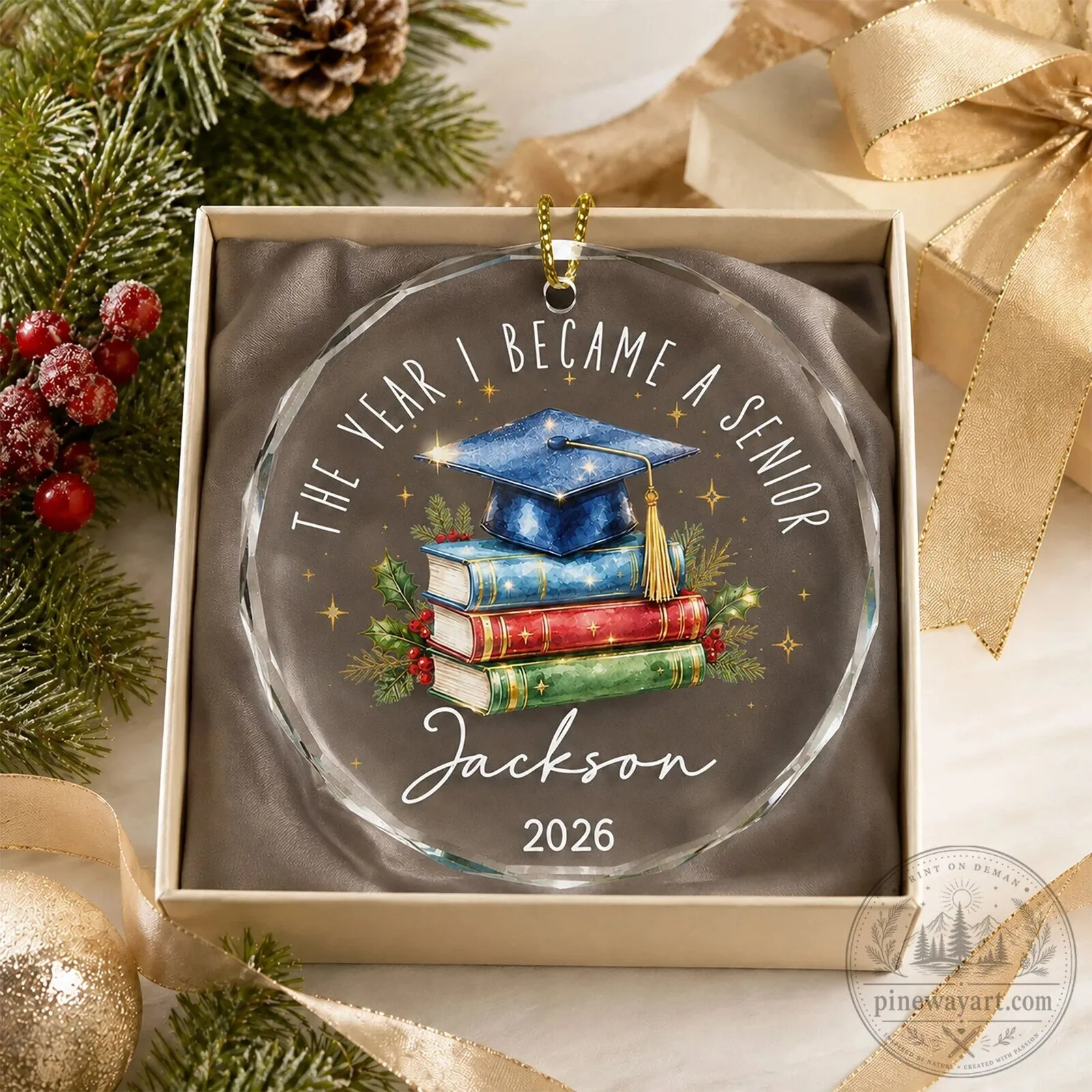 Personalized Graduation Keepsake Ornament for Senior Class of 2026 10 Personalized Graduation Keepsake Ornament for Senior Class of 2026