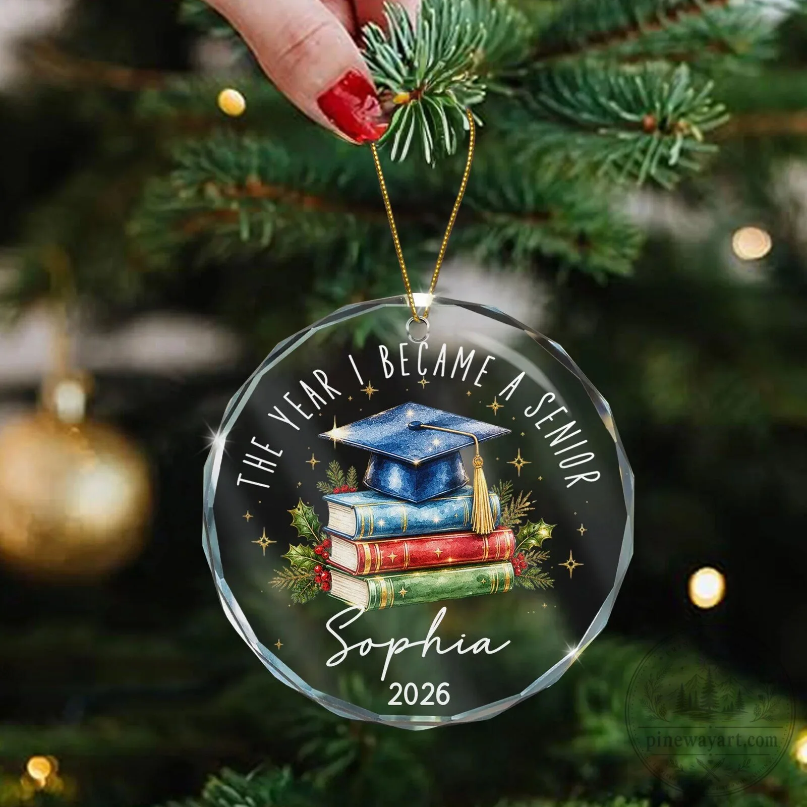 Personalized Graduation Keepsake Ornament for Senior Class of 2026 12 Personalized Graduation Keepsake Ornament for Senior Class of 2026