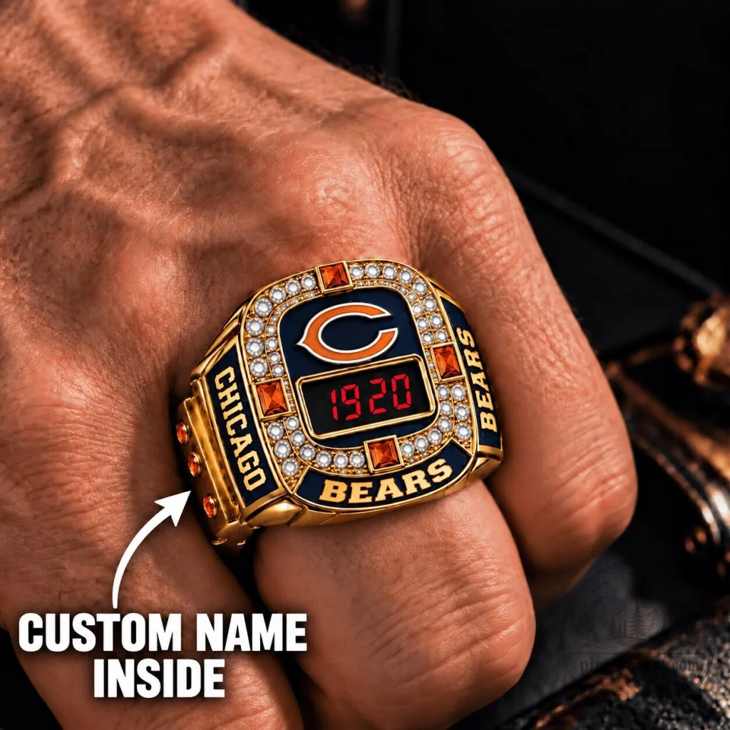 Super Bowl Championship Ring for Chicago Bears - National Football League Collectible Super Bowl Championship Ring for Chicago Bears - National Football League Collectible