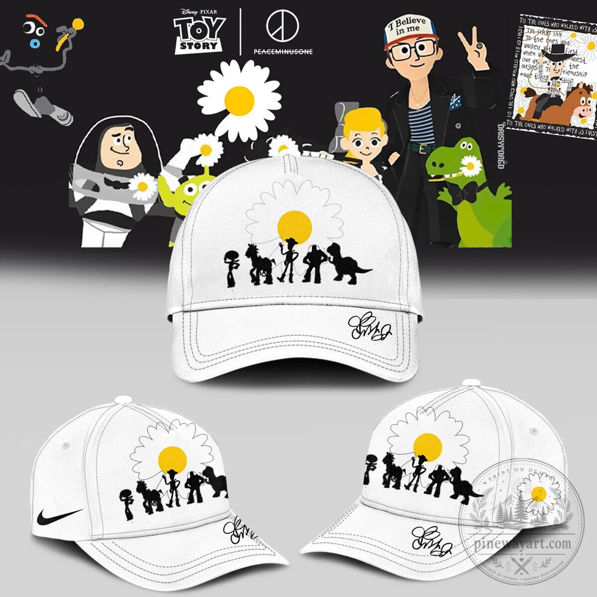 ,.G-Dragon’s PEACEMINUSONE x TOY STORY Cap