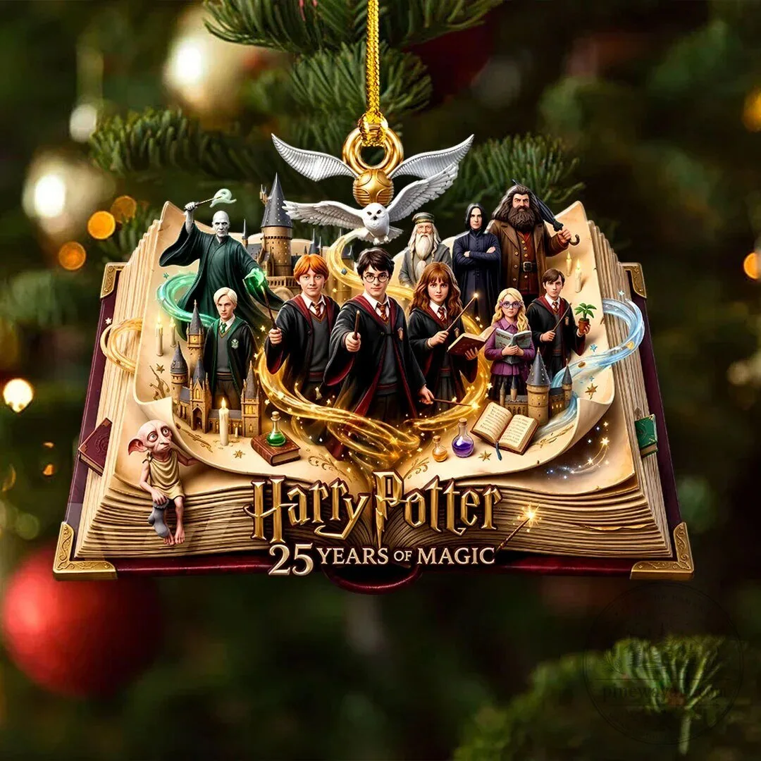Harry Potter 25 Years of Magic Christmas Tree Ornament