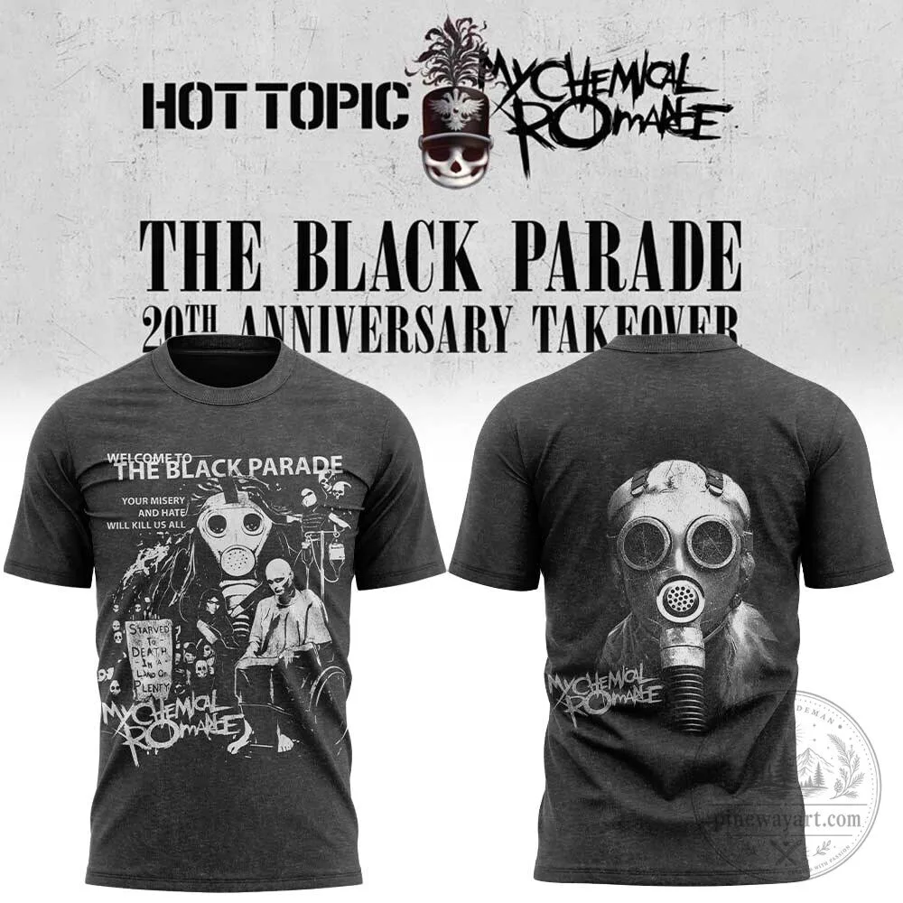 The Black Parade 20th Anniversary T-Shirt by My Chemical Romance 3 The Black Parade 20th Anniversary T-Shirt by My Chemical Romance