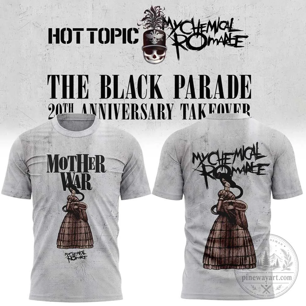 My Chemical Romance The Black Parade Mother War T-Shirt 3 My Chemical Romance The Black Parade Mother War T-Shirt