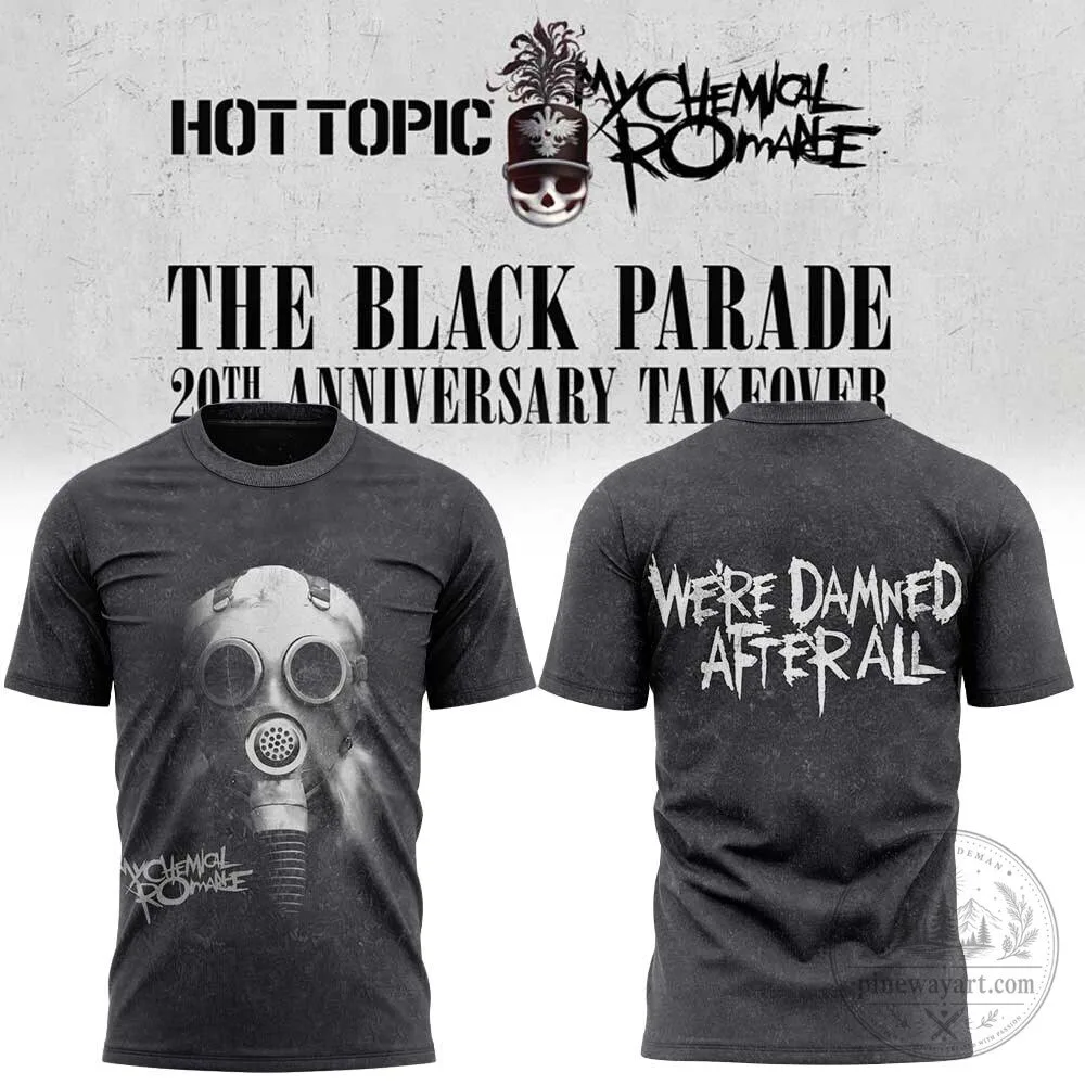 Gas Mask Graphic Tee from My Chemical Romance - The Black Parade Edition 6 Gas Mask Graphic Tee from My Chemical Romance - The Black Parade Edition