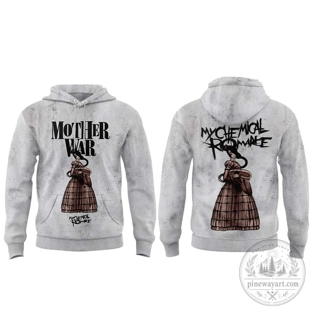 20th Anniversary Hoodie for My Chemical Romance's The Black Parade - Mother War Design 7 20th Anniversary Hoodie for My Chemical Romance