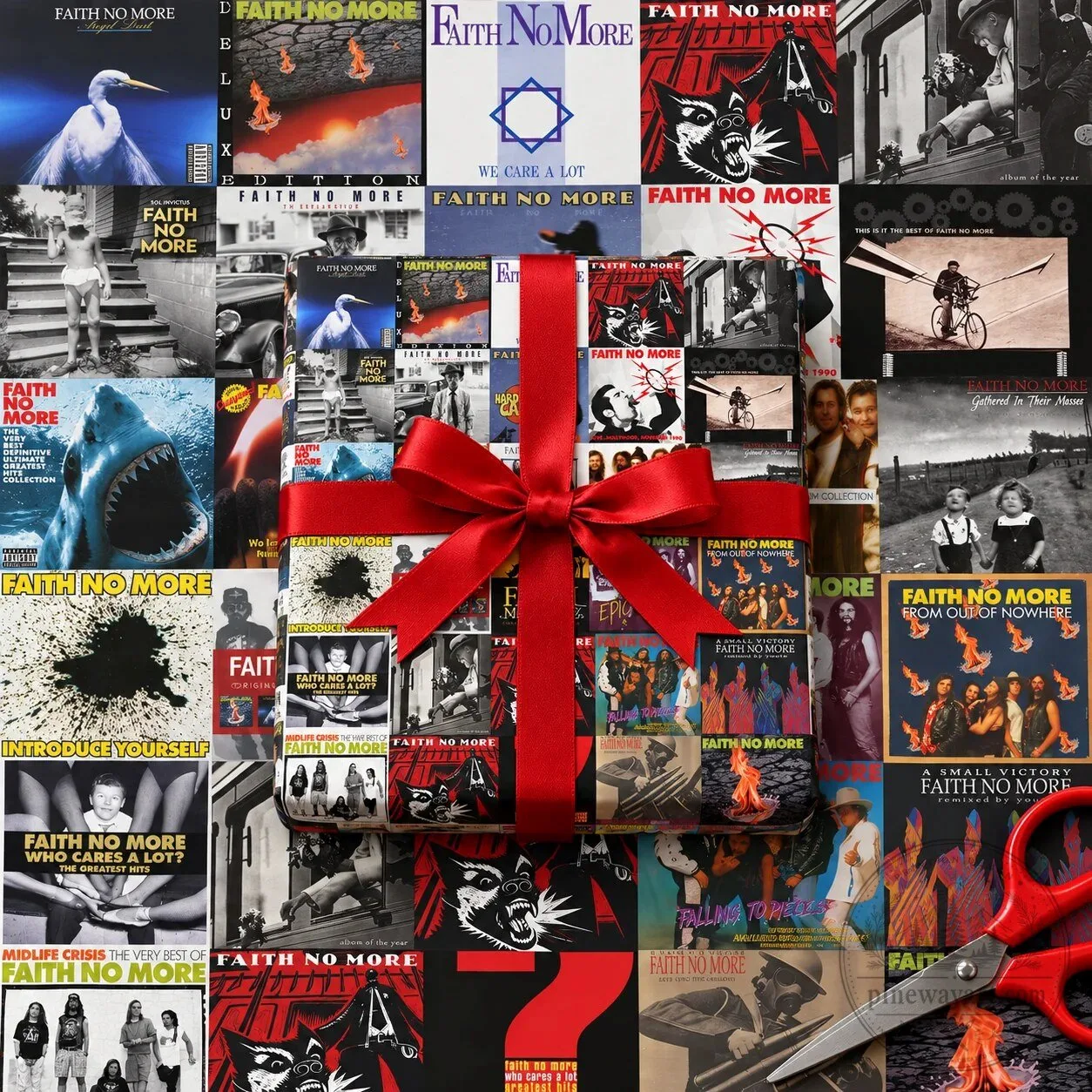 Faith No More Album Covers Collage Music Fan Gift Wrapping Paper Roll 5 Faith No More Album Covers Collage Music Fan Gift Wrapping Paper Roll