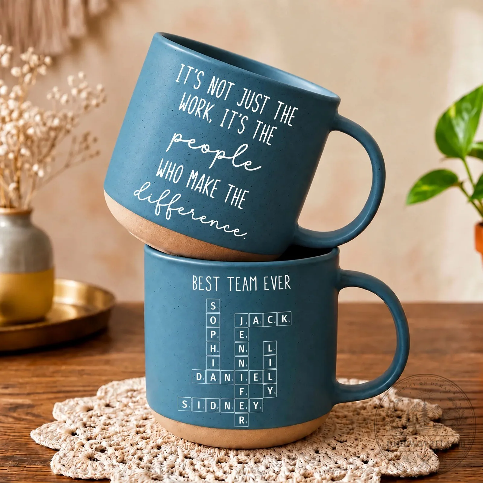 Best Team Ever Personalized Mug, Coworker Appreciation Gift for Employees