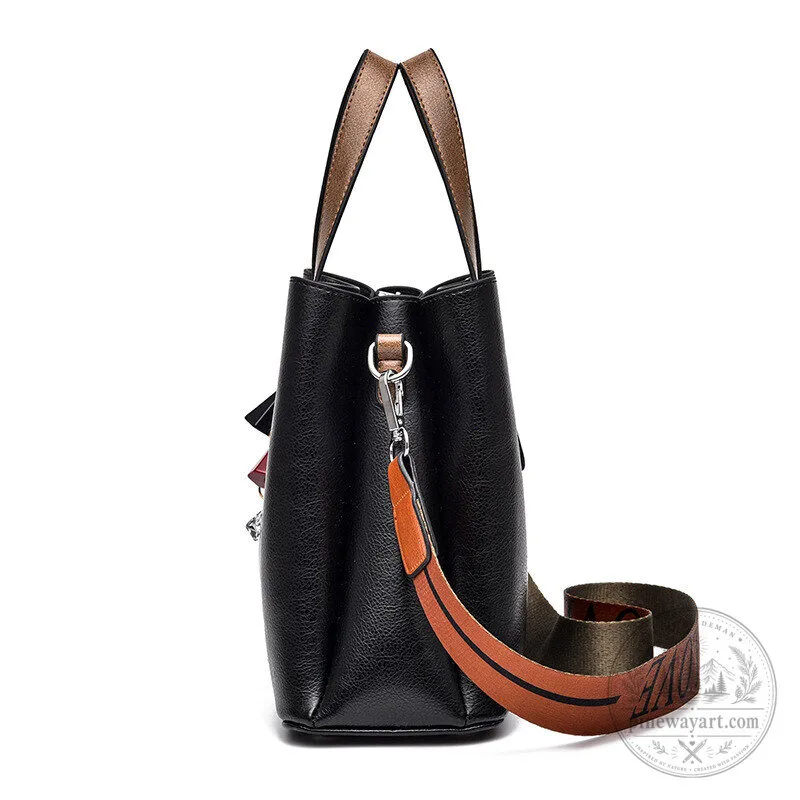 Jeep Vintage Red Leather Women's Handbag with Detachable Shoulder Strap 25 Jeep Vintage Red Leather Women