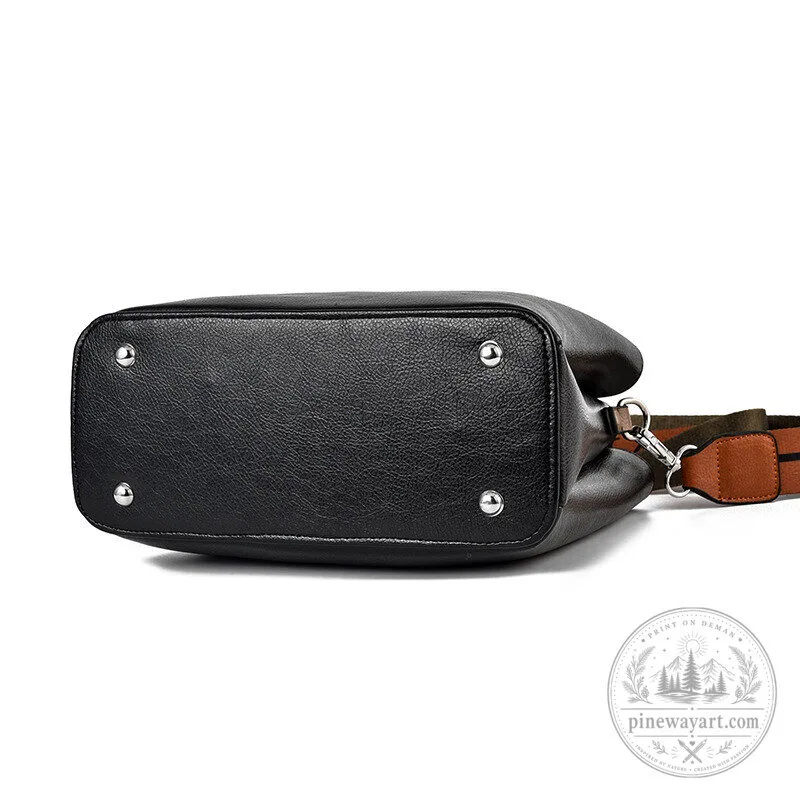 Jeep Vintage Red Leather Women's Handbag with Detachable Shoulder Strap 26 Jeep Vintage Red Leather Women