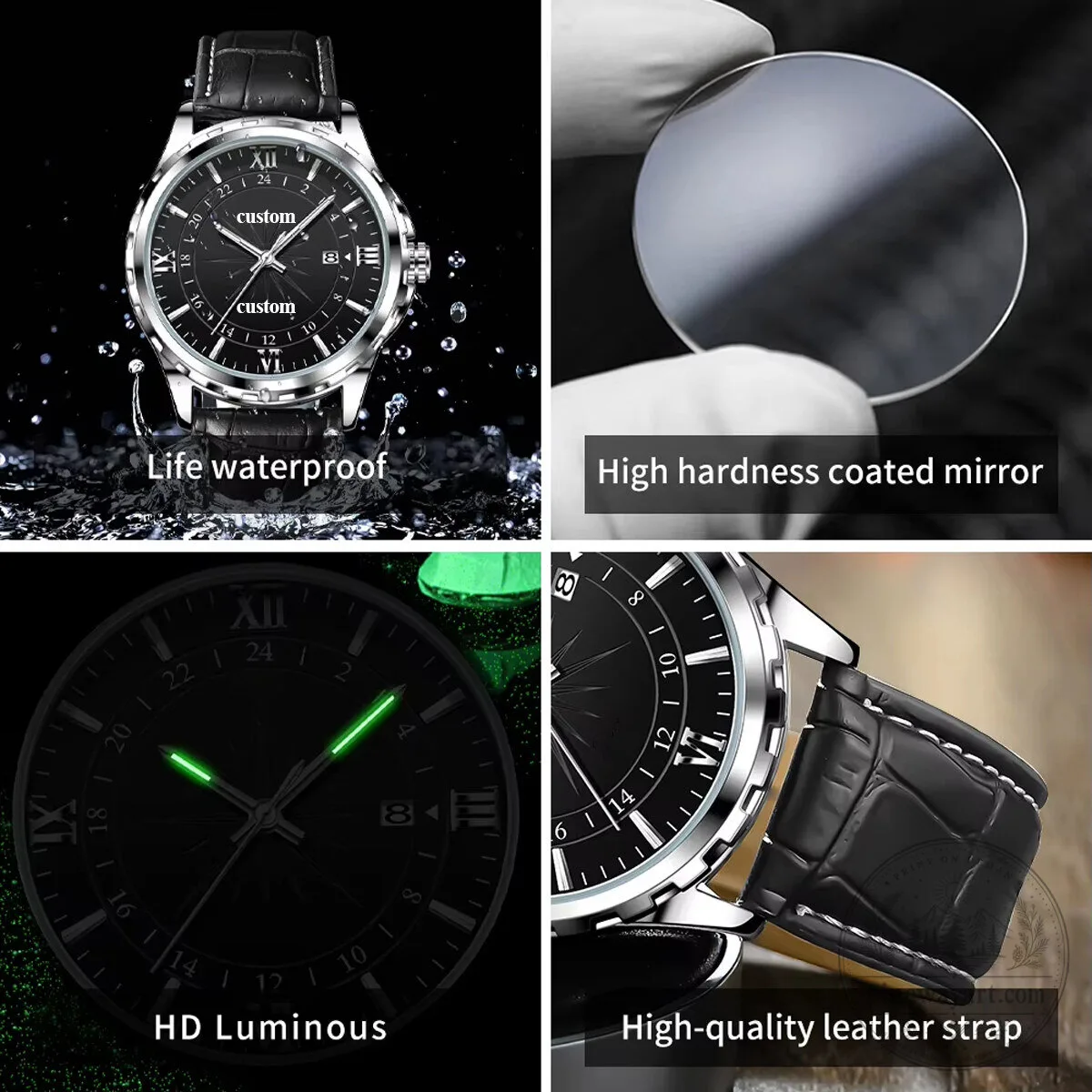 Corvette C8 Stingray Personalized Name Stainless Steel Men's Watch 25 Corvette C8 Stingray Personalized Name Stainless Steel Men