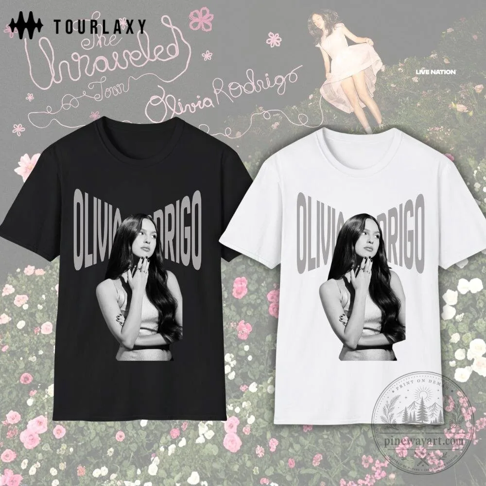 2026 Concert T-Shirt for Olivia Rodrigo's Unraveled Tour