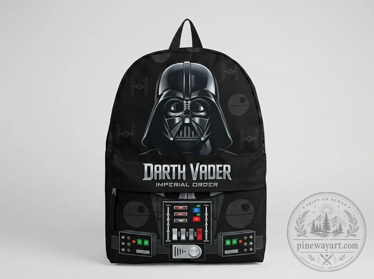 Darth Vader Imperial Order Star Wars Black Backpack