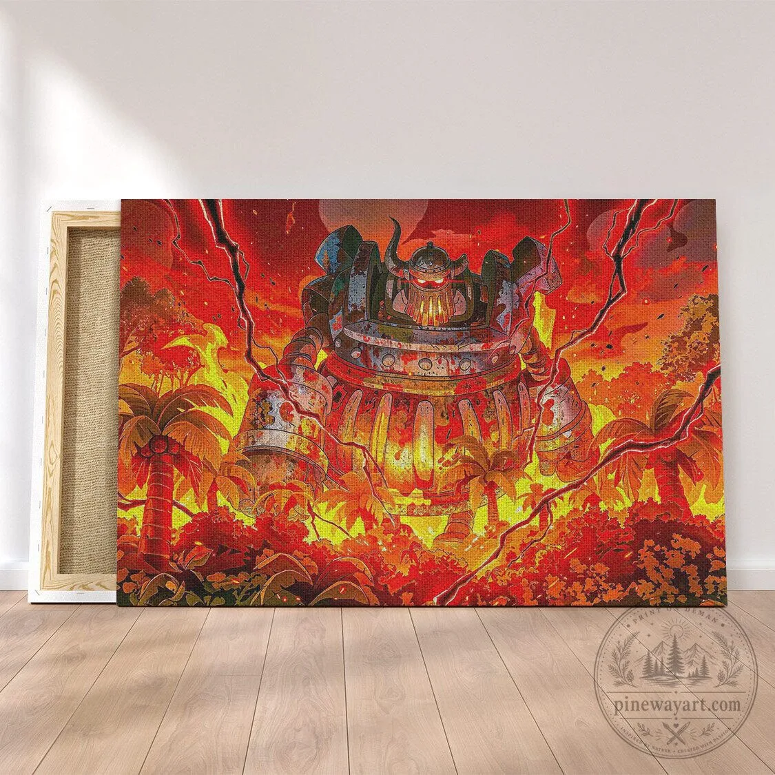One Piece Ancient Giant Robot Canvas Wall Art Print 3 One Piece Ancient Giant Robot Canvas Wall Art Print