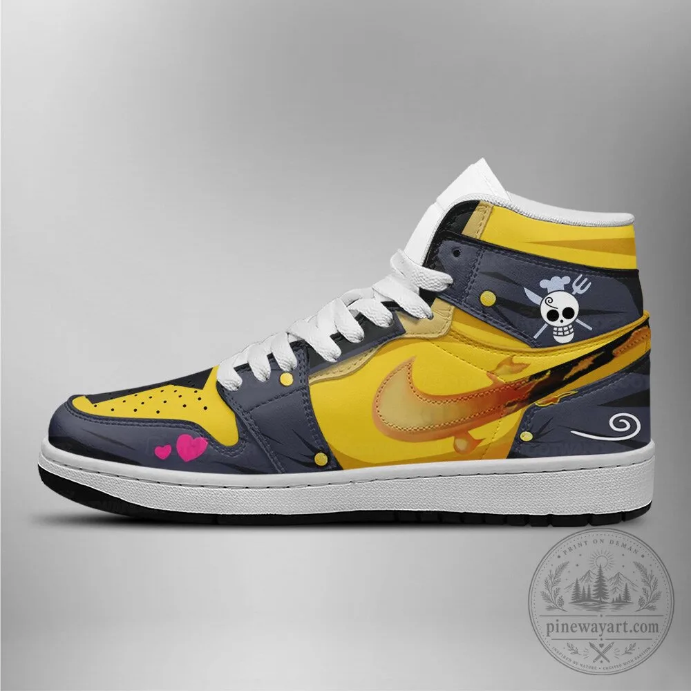 One Piece Sanji Vinsmoke Anime Character High-Top Sneakers Custom Shoes 7 One Piece Sanji Vinsmoke Anime Character High-Top Sneakers Custom Shoes