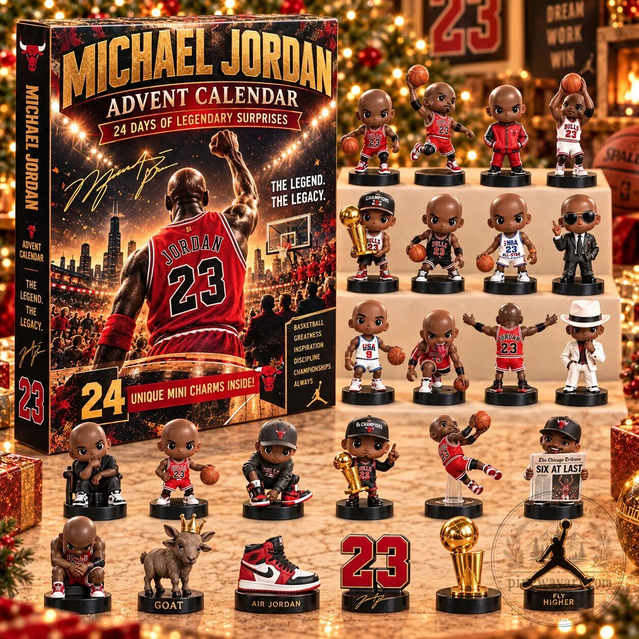 Michael Jordan Chicago Bulls 24 Day Advent Calendar
