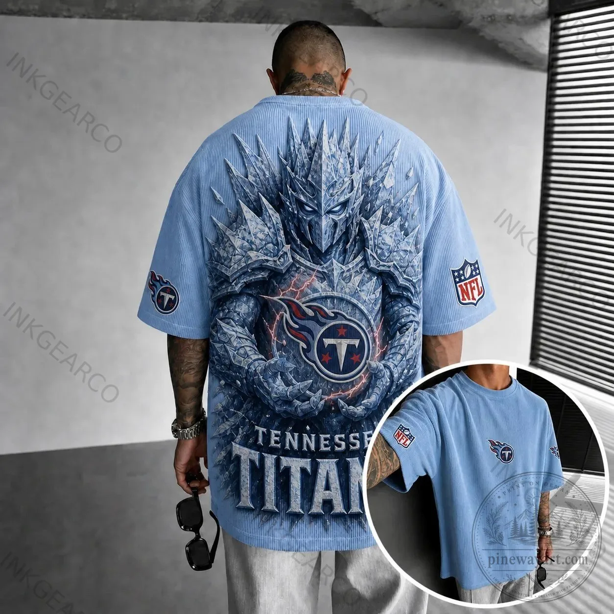 Tennessee Titans NFL Football Team Ice Warrior T-Shirt