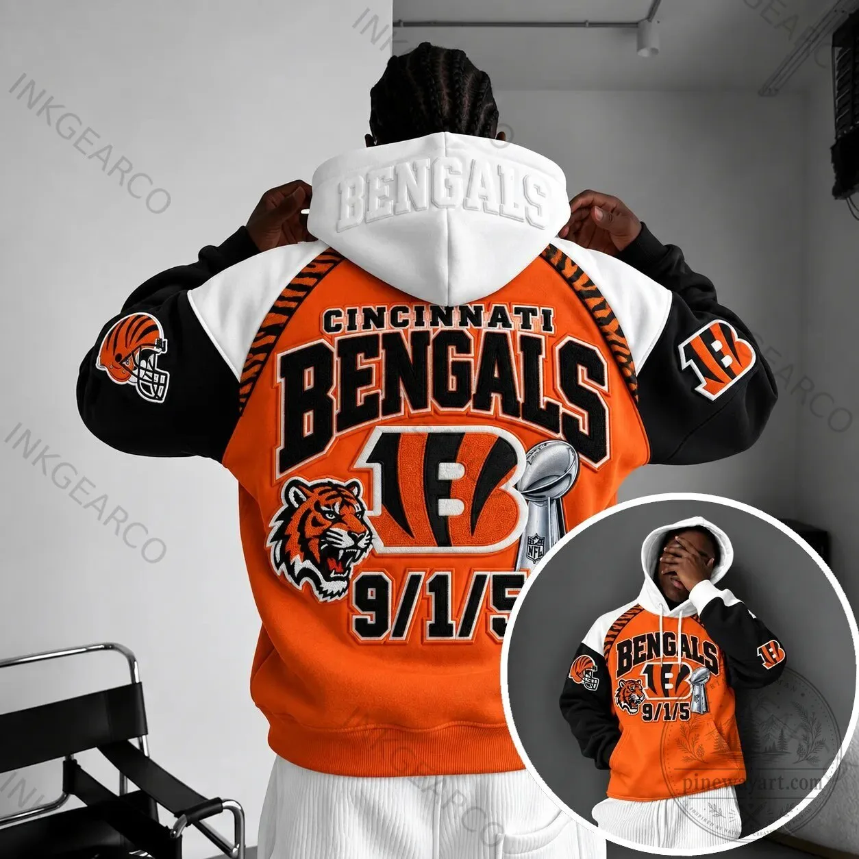 Cincinnati Bengals Super Bowl LVI Champions Football Team Hoodie