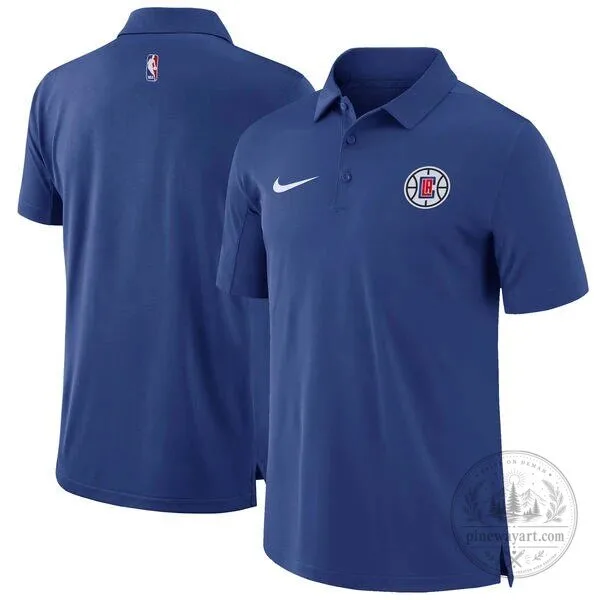 Los Angeles Clippers Nike Royal Blue Performance Polo Shirt