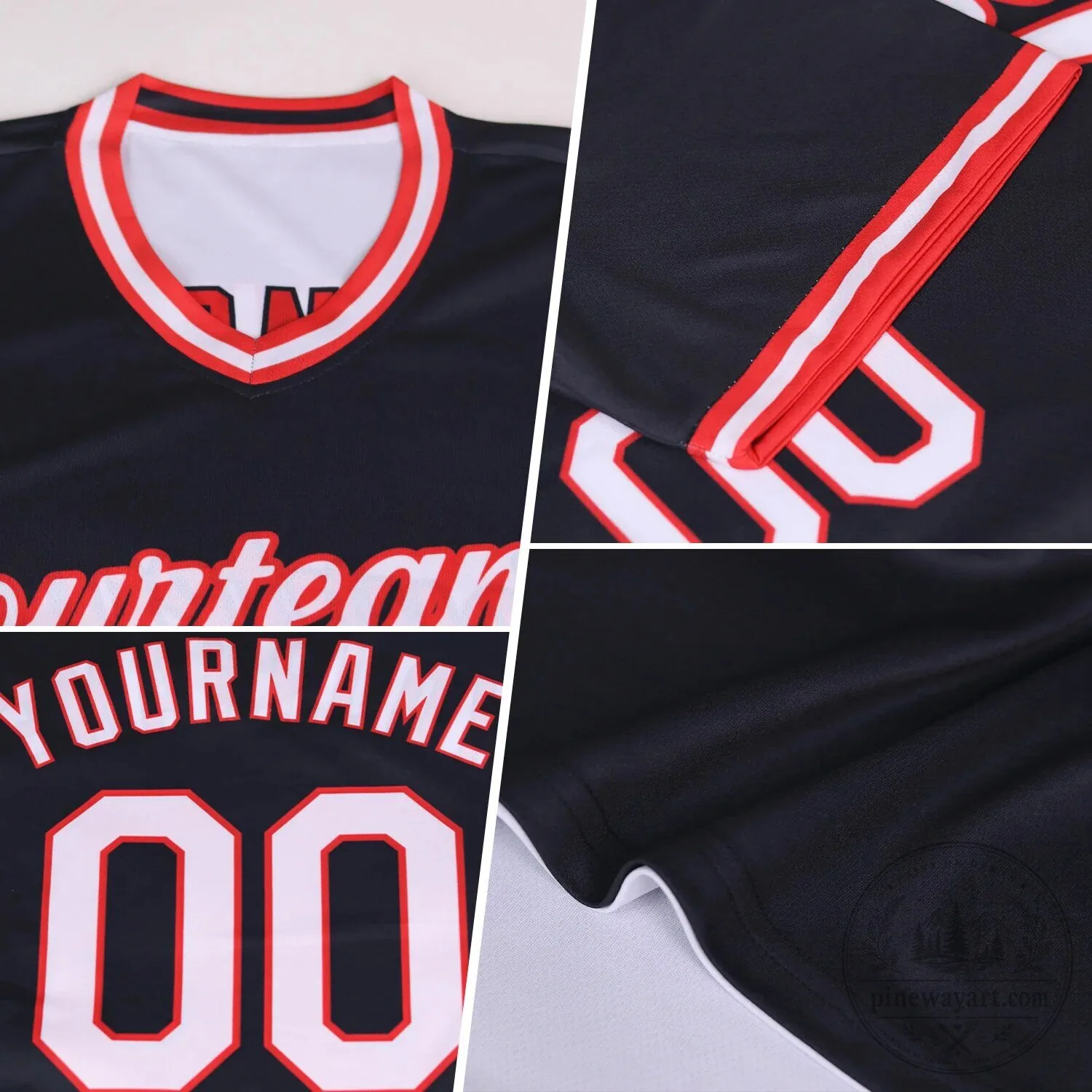 Custom Black Crimson Cream Reversible Pullover Baseball Jersey Shirt 11 Custom Black Crimson Cream Reversible Pullover Baseball Jersey Shirt